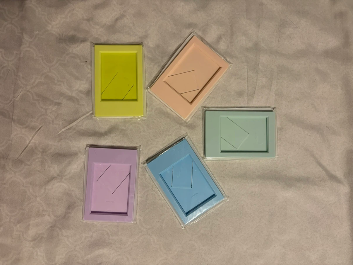 Set of 5 Small Pastel Picture Frames