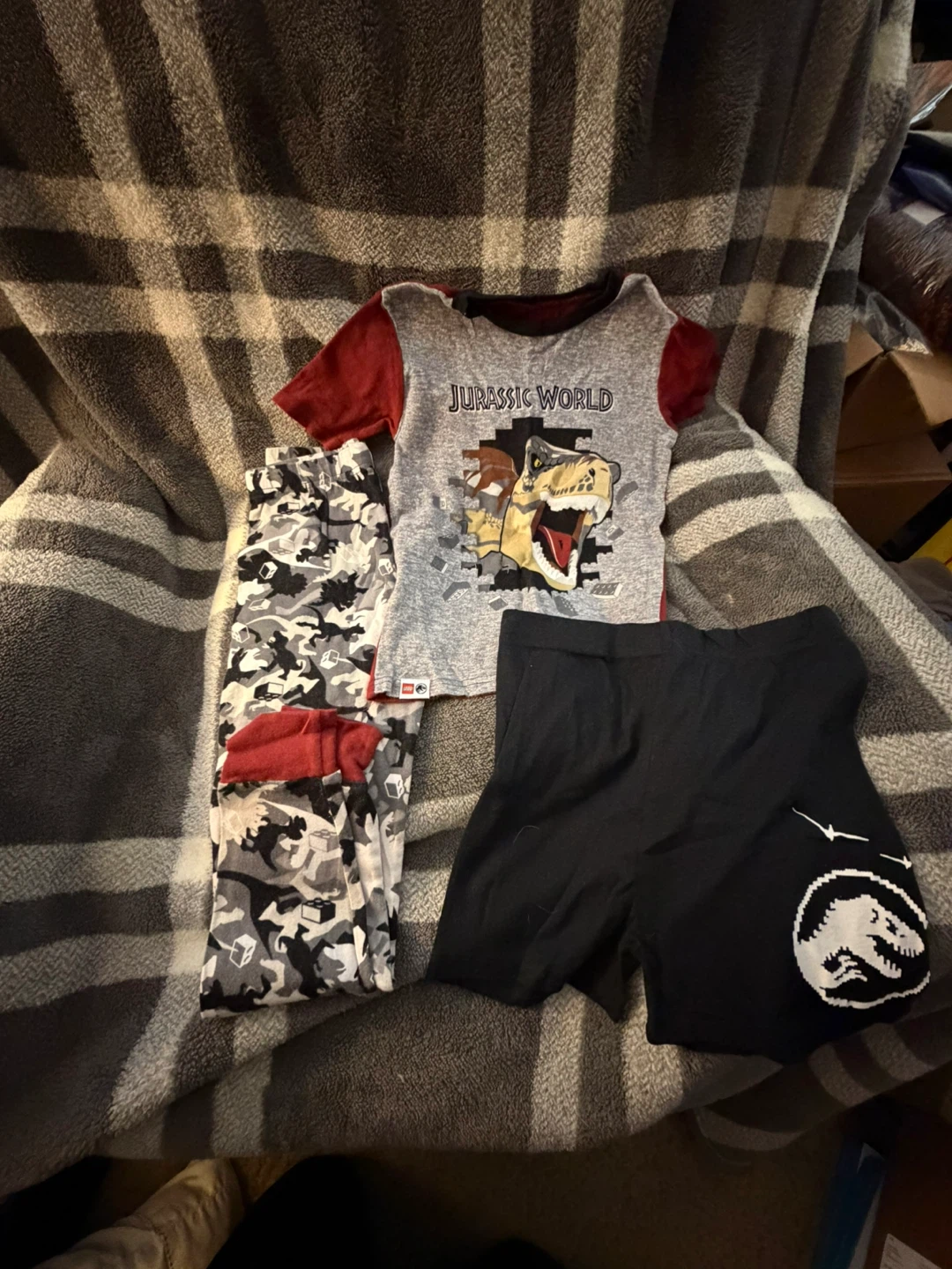 LEGO Jurassic World 3 piece Pajama Set Size 10