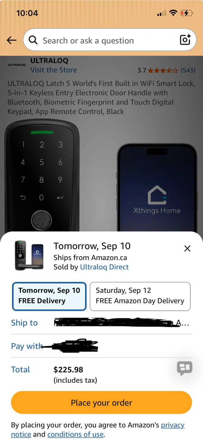 ULTRALOQ Latch 5 Smart Door Lock - photo 2