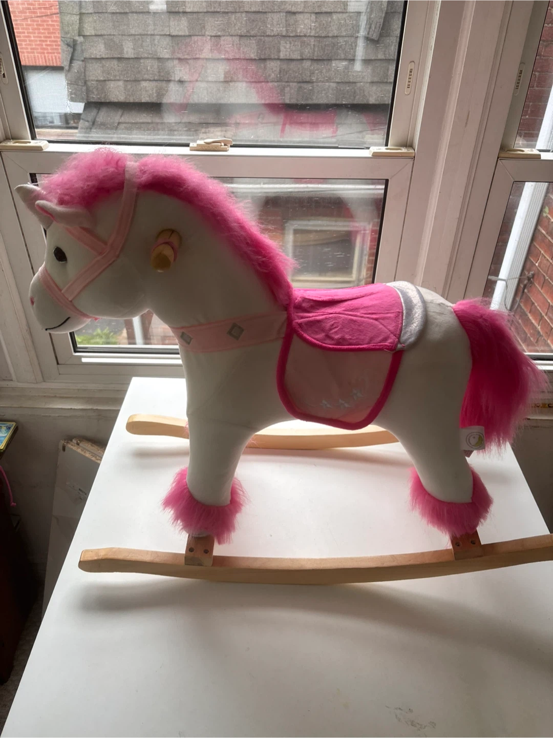 Animal Adventure Plush Rocking Horse