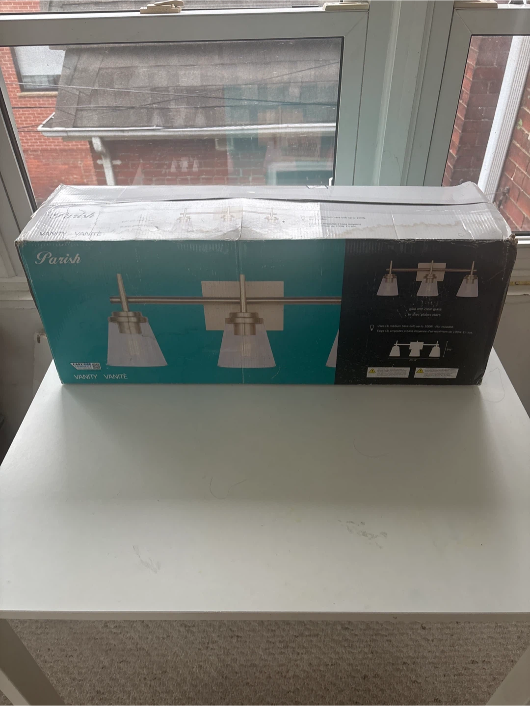 Parish 3-Light Vanity Fixture Gold