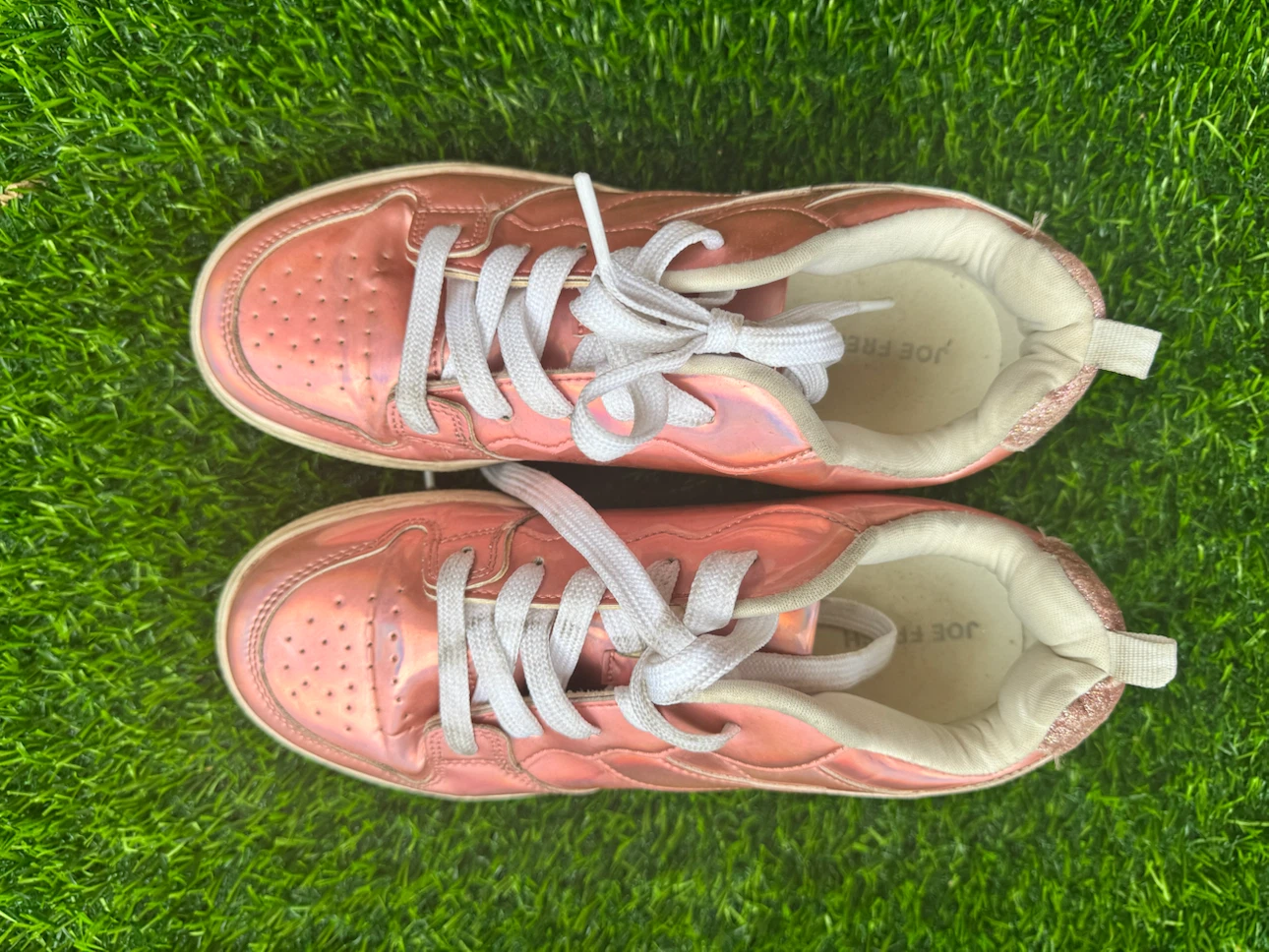 Joe Fresh Pink Metallic Sneakers - photo 2