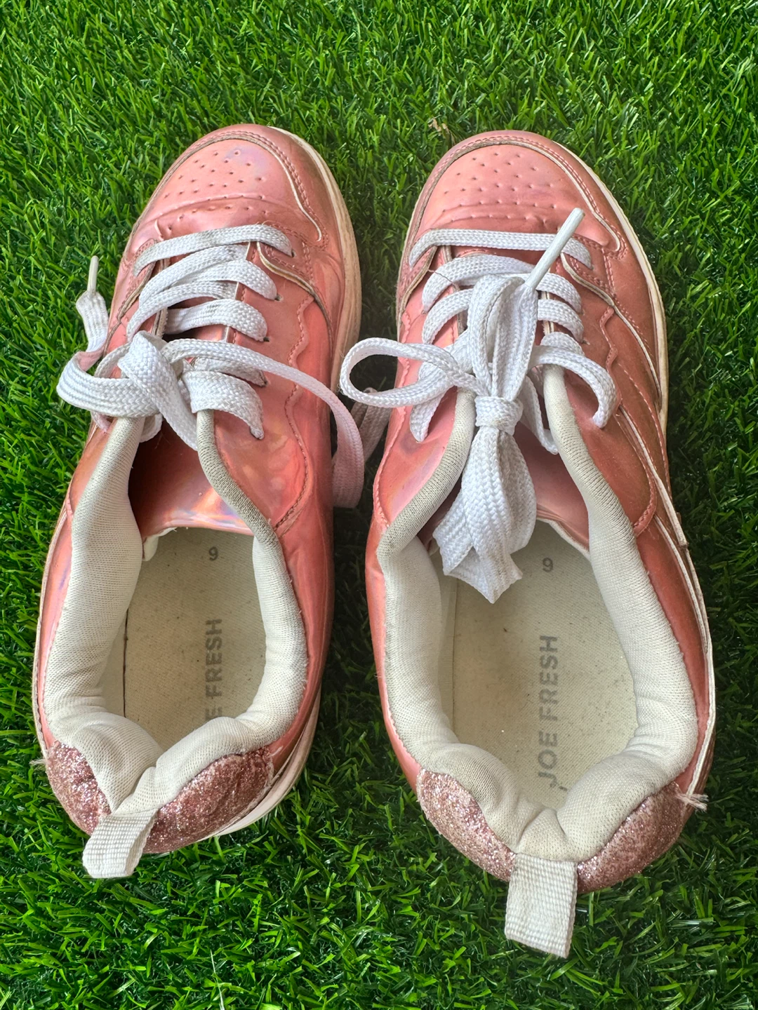 Joe Fresh Pink Metallic Sneakers - photo 4