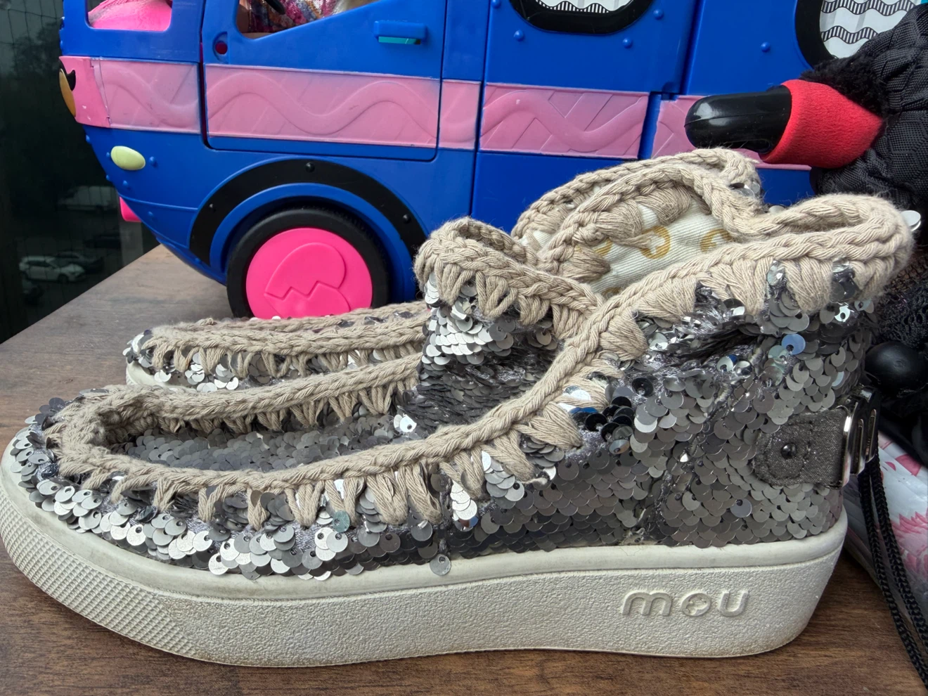 Mou Sequin Boots