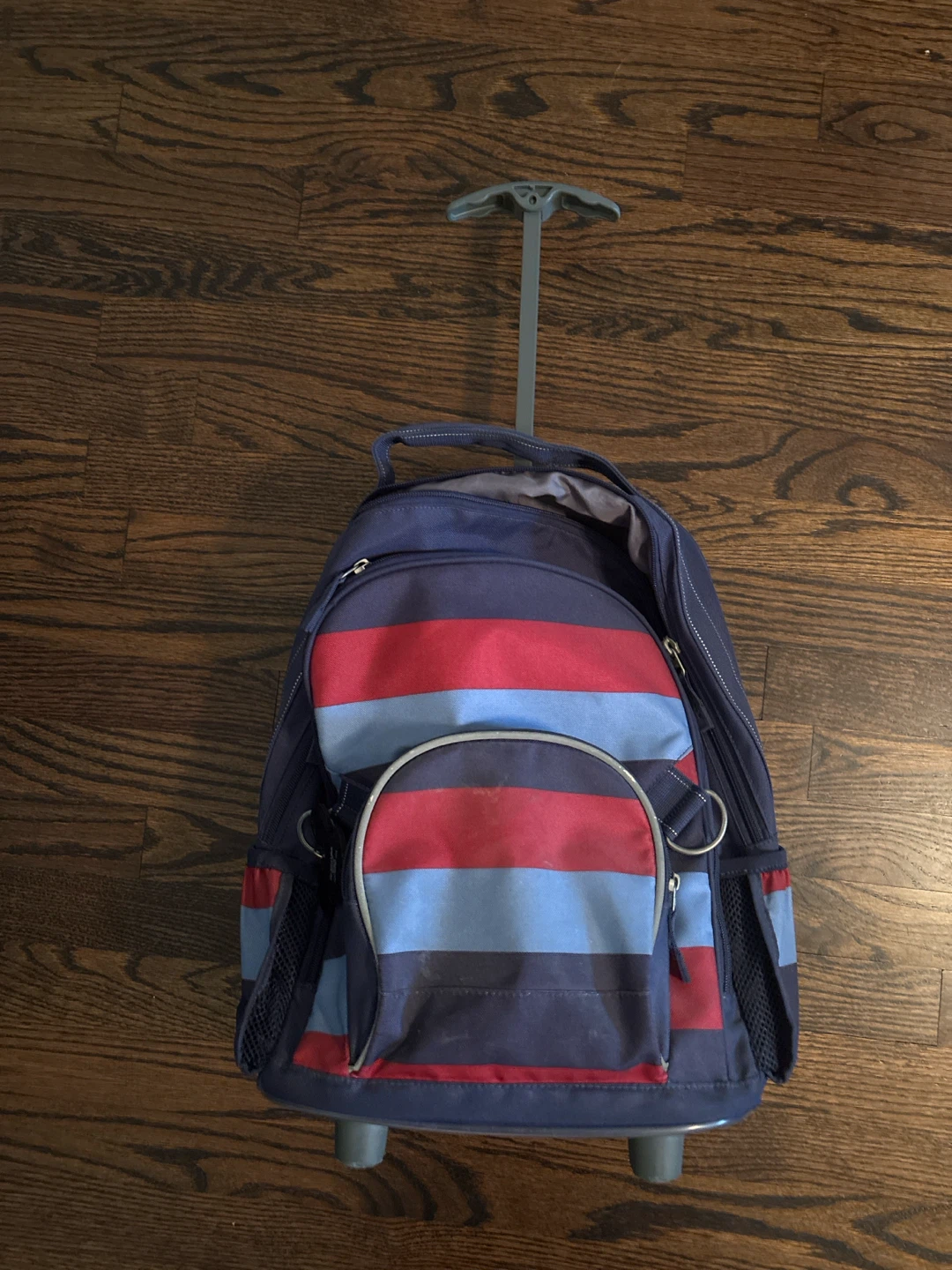 Rolling Backpack with Stripes