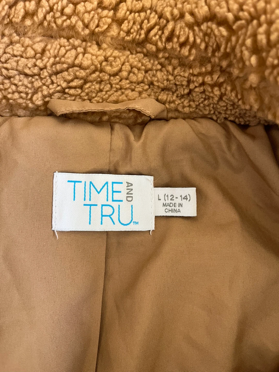 Time and Tru Tan Teddy Coat - photo 2