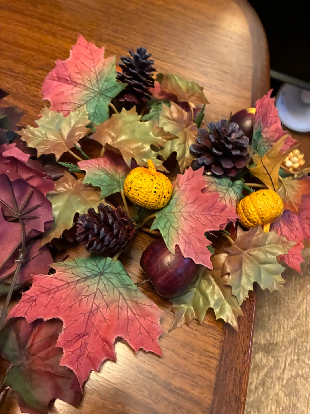 Big lot silk flower Fall Halloween Artificial Flower Leaf Craft - photo 2