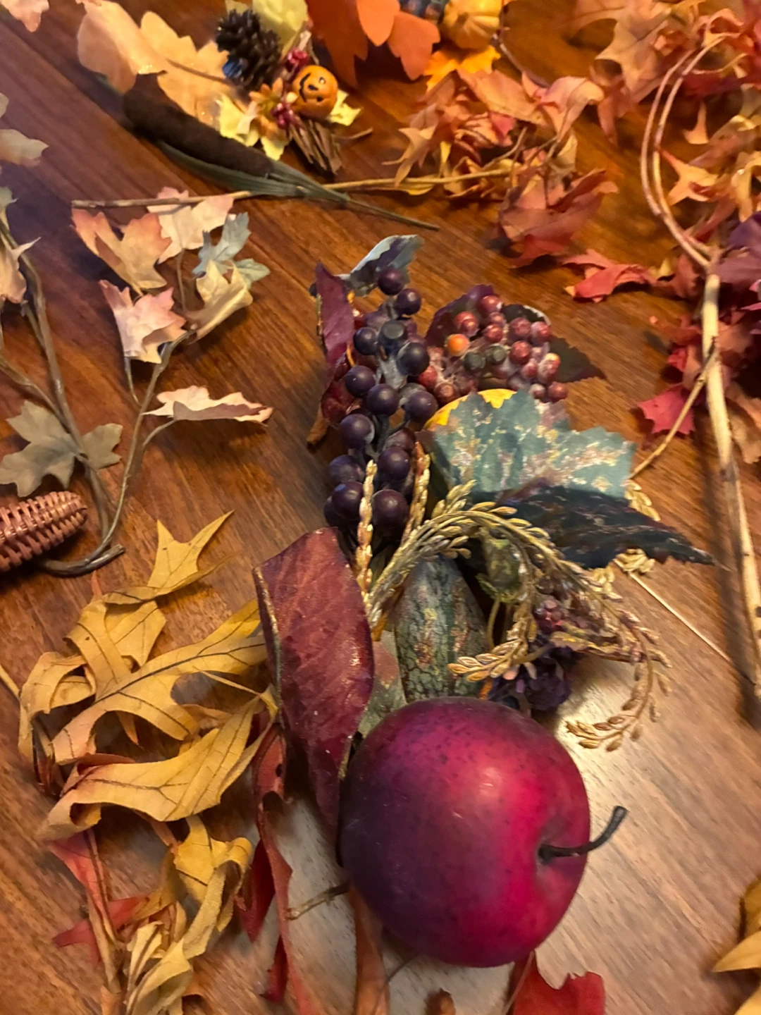Big lot silk flower Fall Halloween Artificial Flower Leaf Craft - photo 4