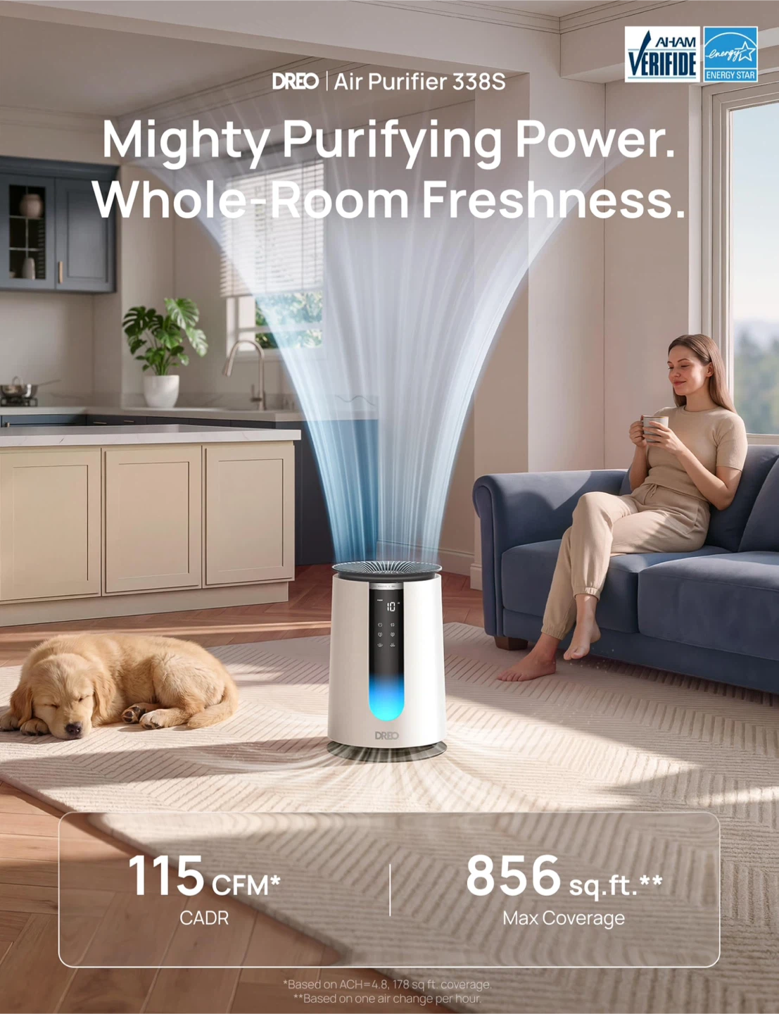 DREO Smart Air Purifier 338S - photo 3