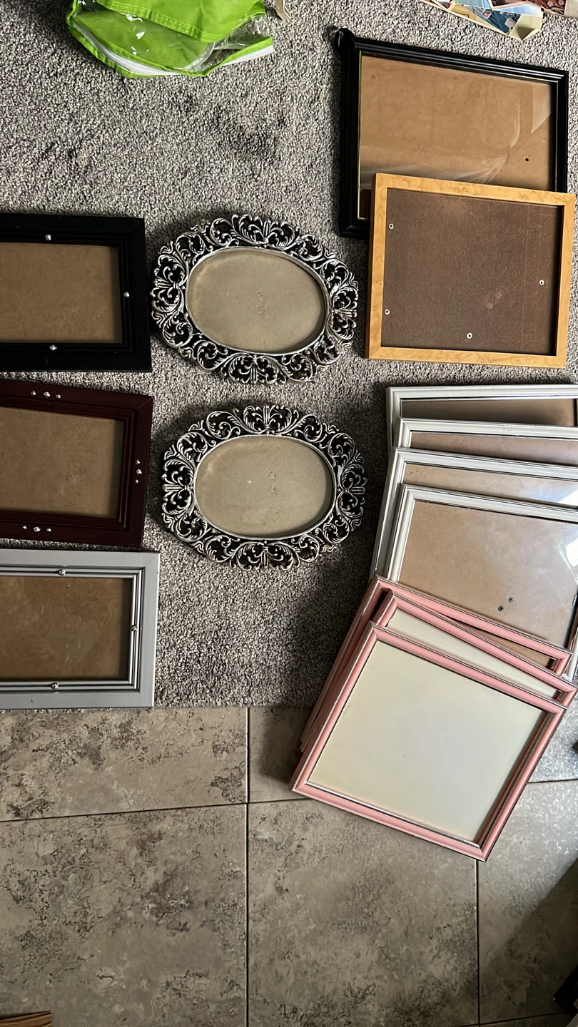 Assorted Picture Frame Collection