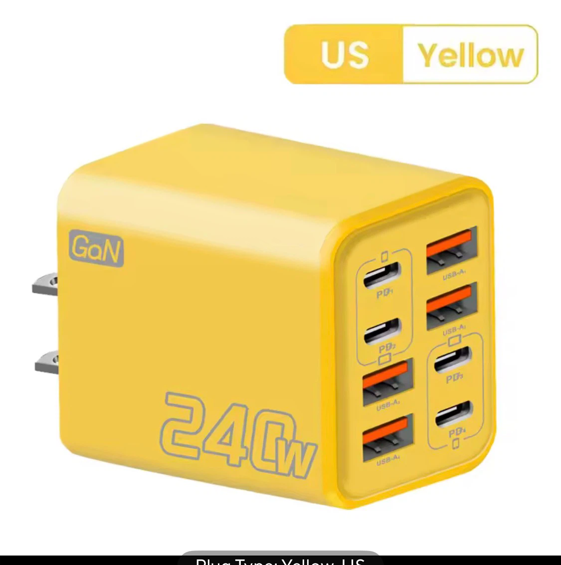 240W GaN Multi-Port USB Charger