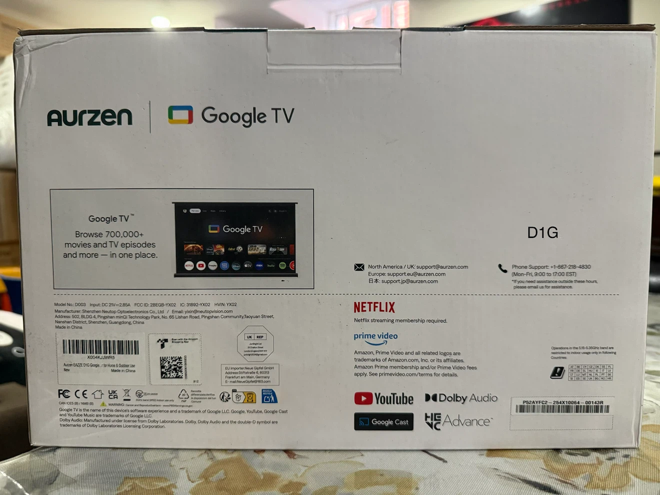 Aurzen Eazze D1G Lifestyle Streaming Projector - photo 4