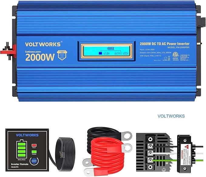 VOLTWORKS 2000W DC to AC Power Inverter
