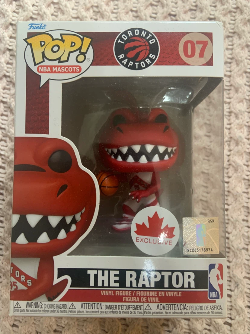 NEW Funko Pop NBA Mascots The Raptor Toronto Raptors #07