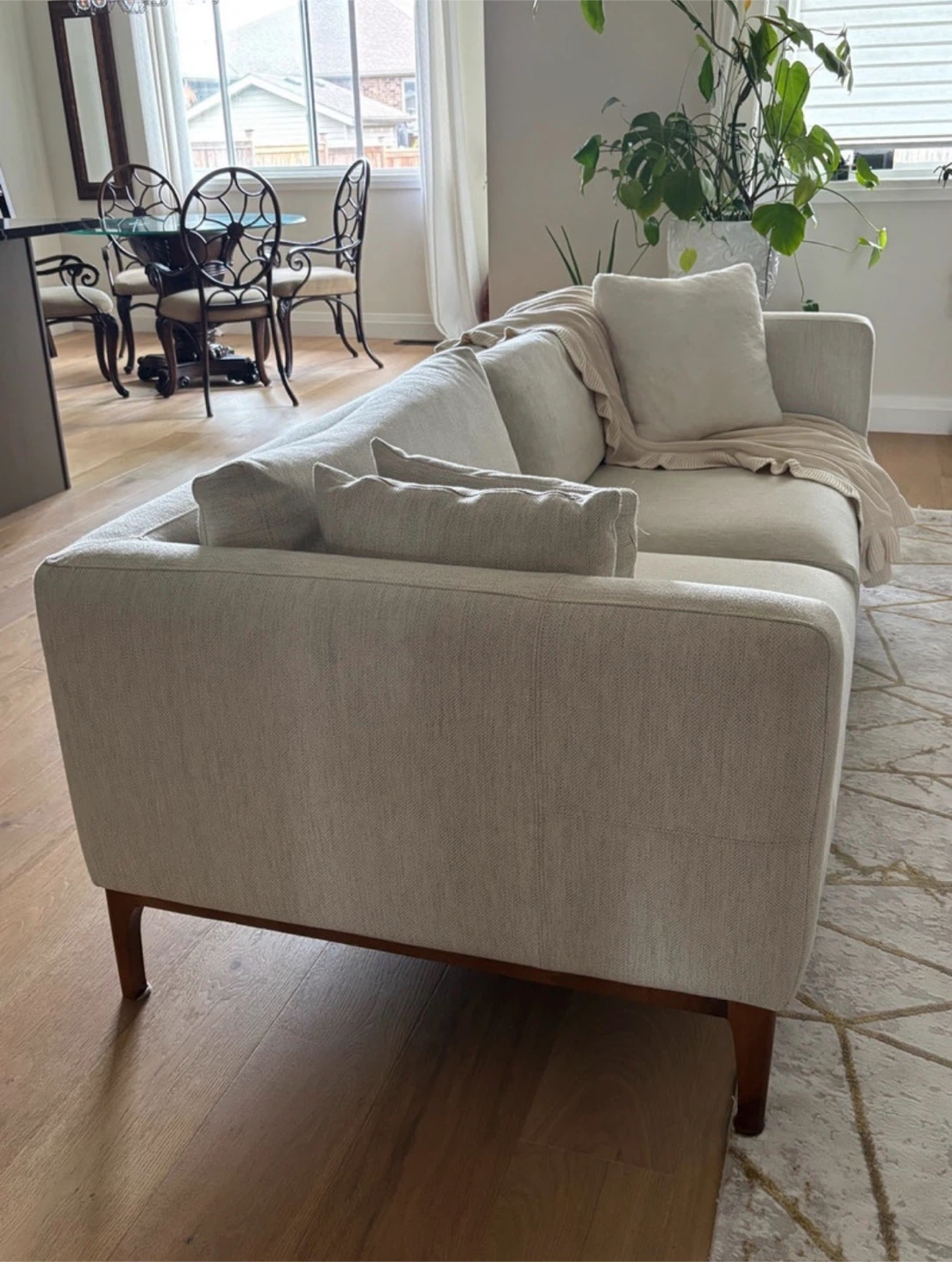 Modern Light Beige Sofa - photo 2