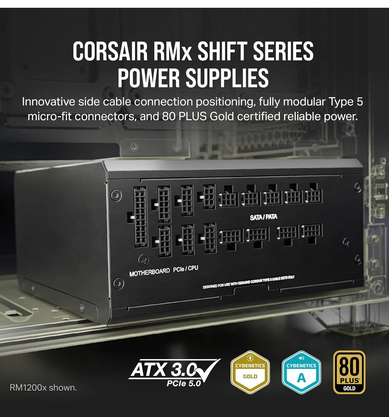 Corsair RM850x SHIFT Fully Modular ATX Power Supply - photo 2
