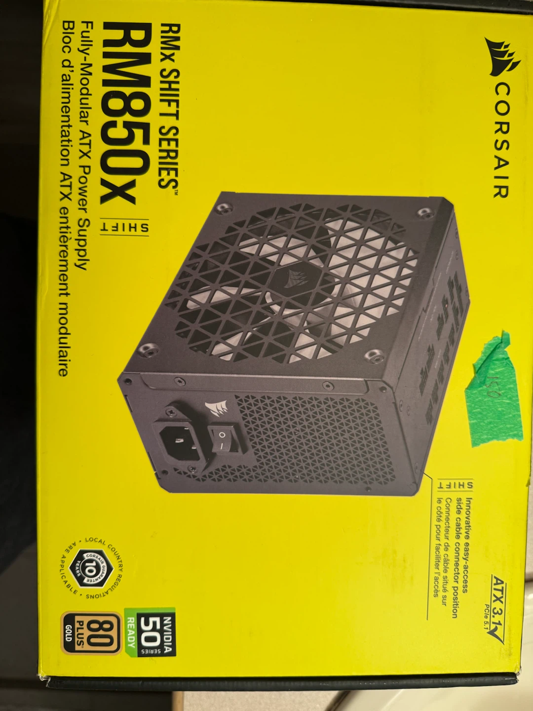 Corsair RM850x SHIFT Fully Modular ATX Power Supply - photo 4