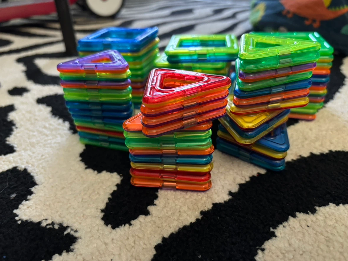 Magnetic Building Tile Set - photo 2