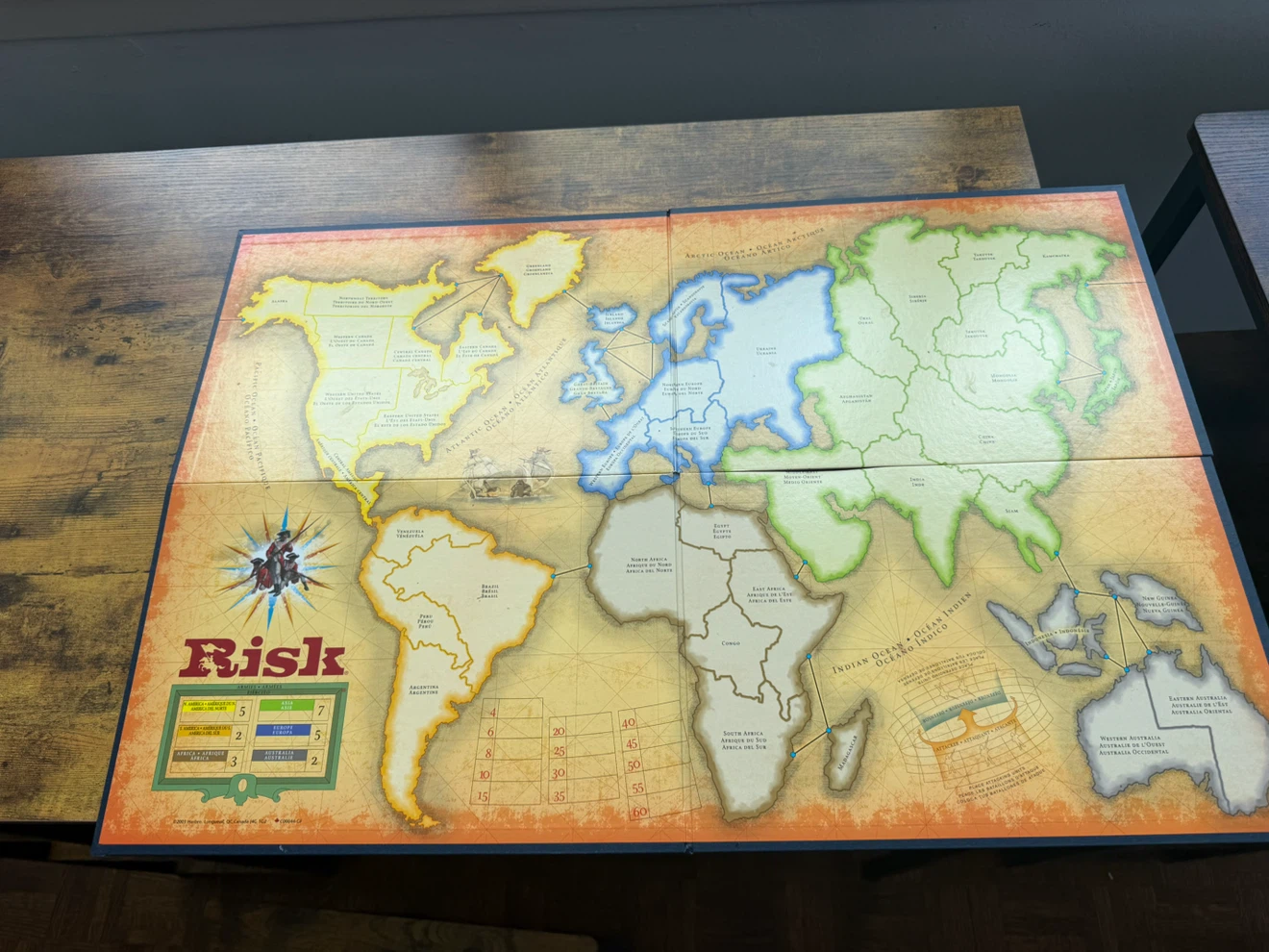 Parker Brothers Risk Board Game