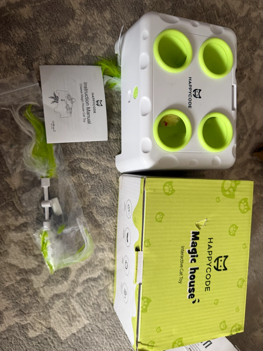 HAPPYCODE Cheese Magic House Cat Toy - photo 2