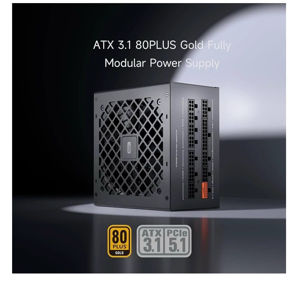 PCCOOLER KN750 750W ATX 3.1 Fully Modular Power Supply, - photo 2