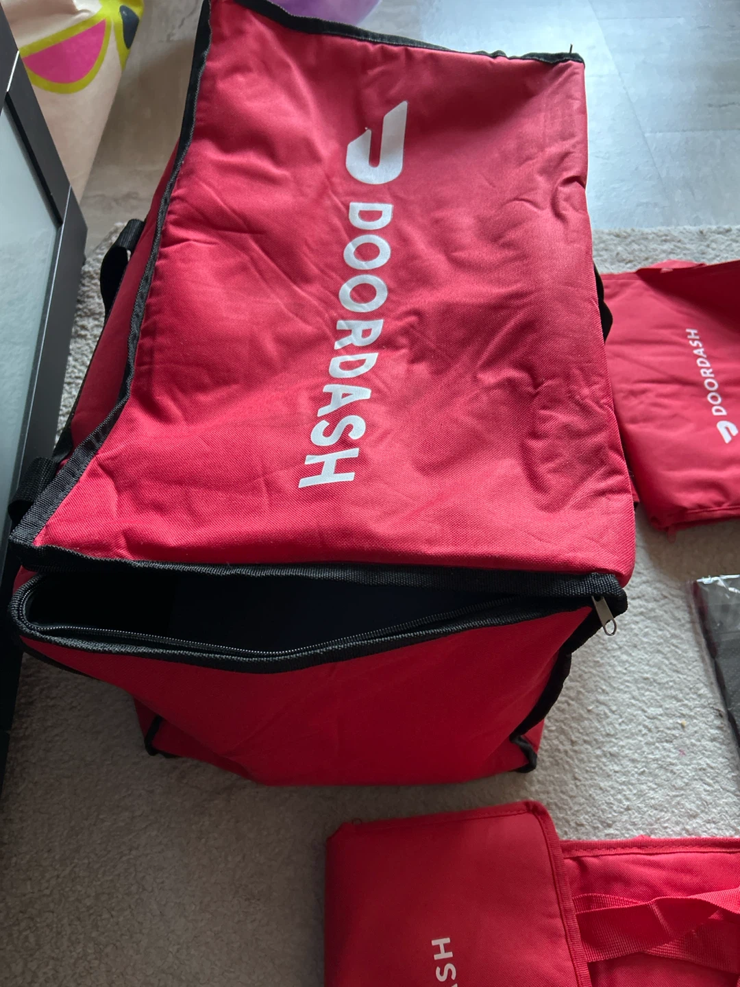 BRAND NEW UNUSED DoorDash Insulated Delivery Bag Set - photo 2