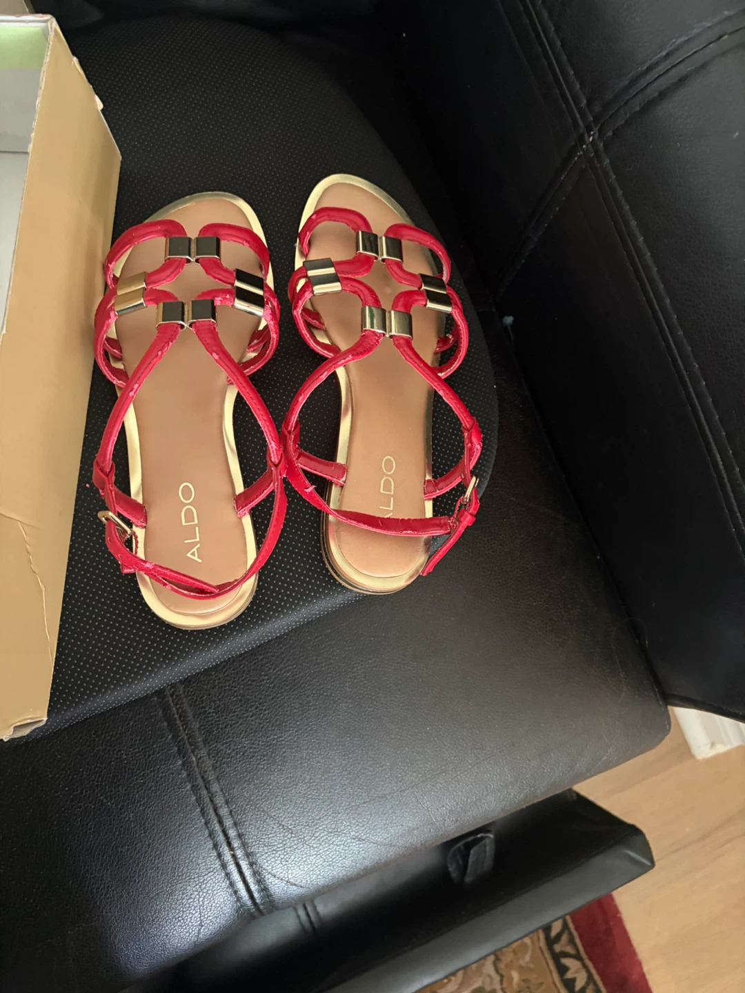 Aldo Red Sandals