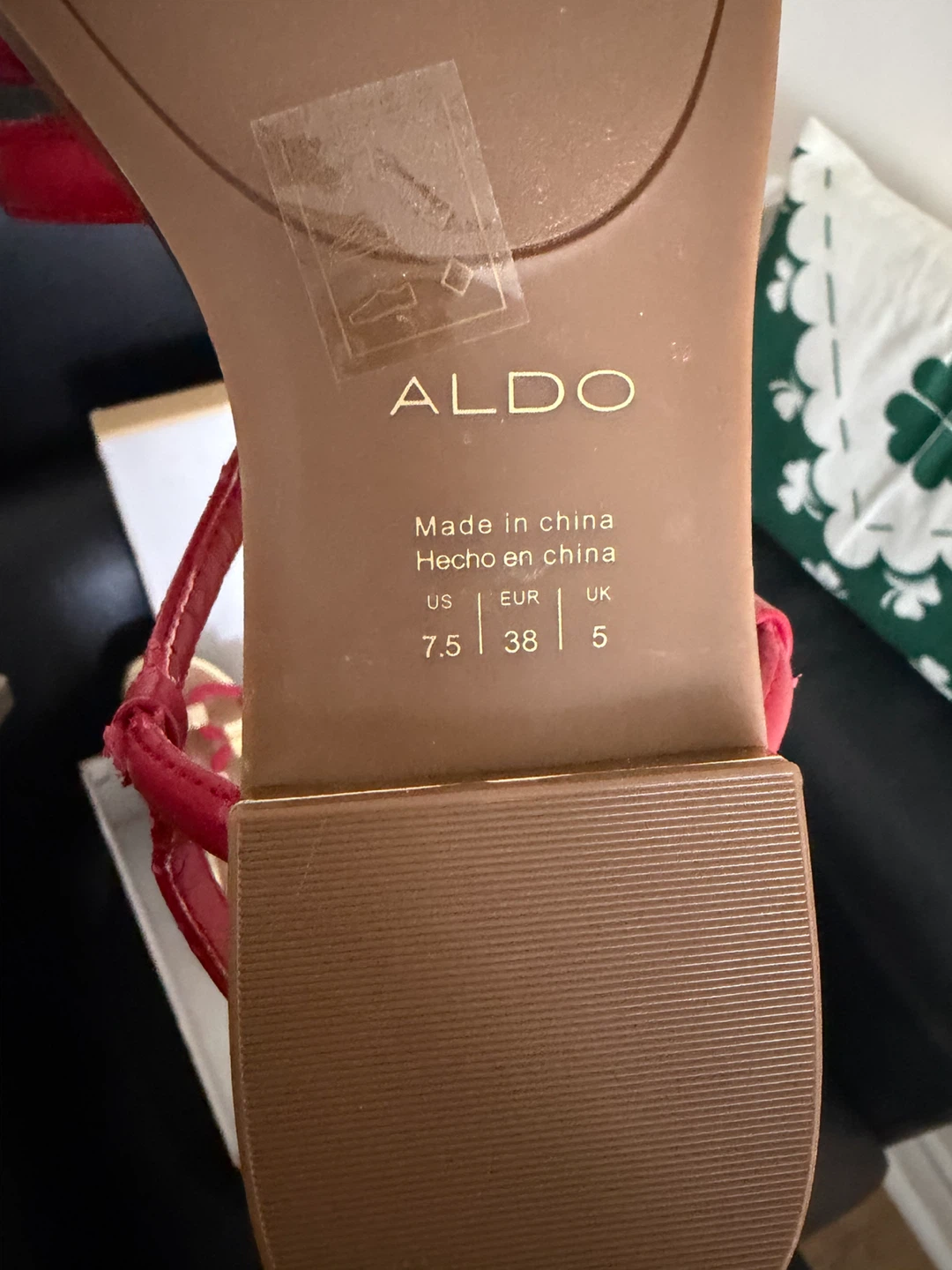 Aldo Red Sandals - photo 2
