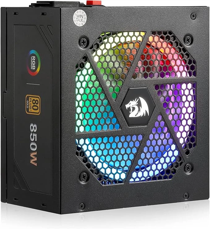 Redragon 850W RGB Gold Power Supply