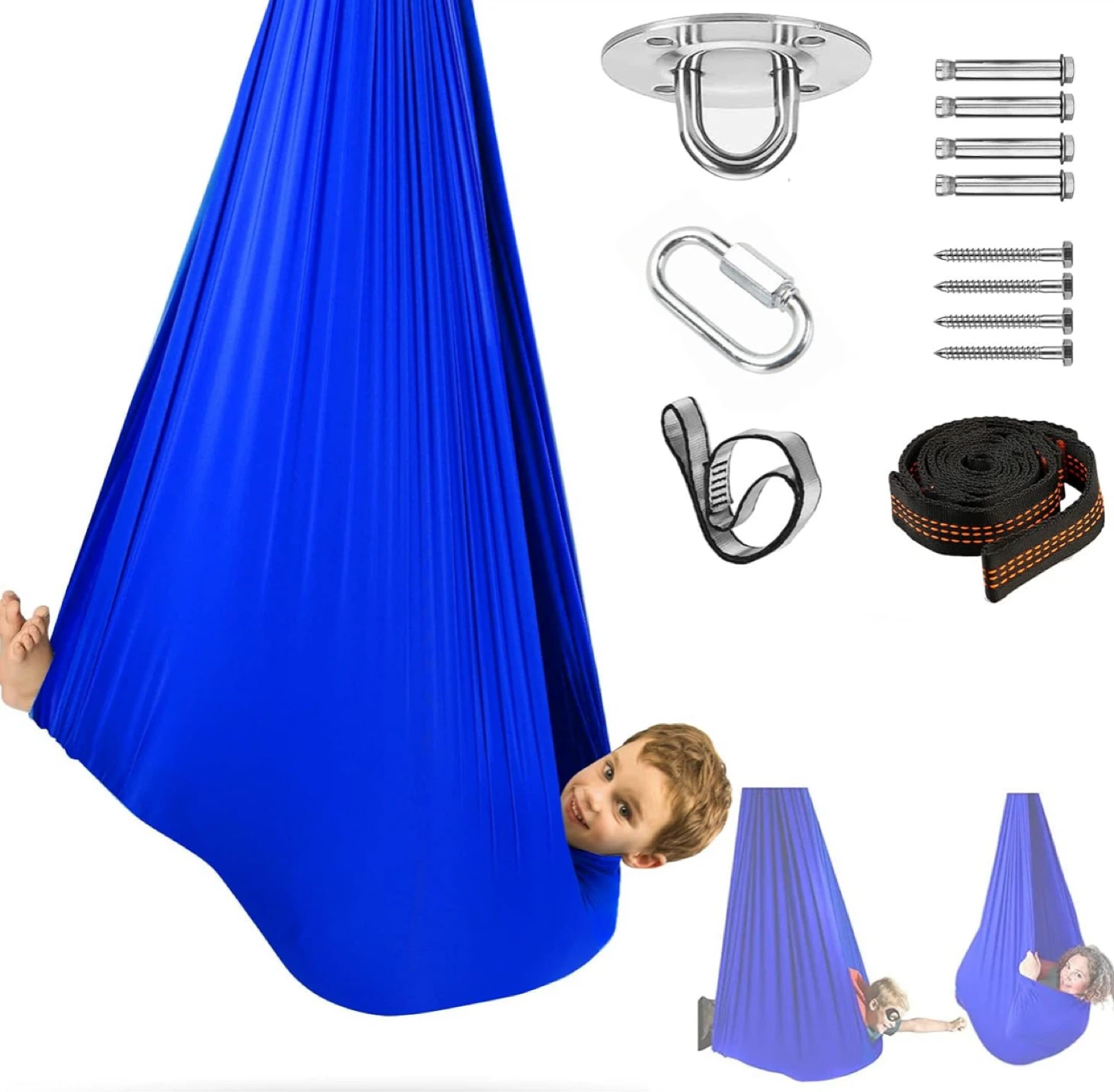 Blue Sensory Swing for Kids - photo 2