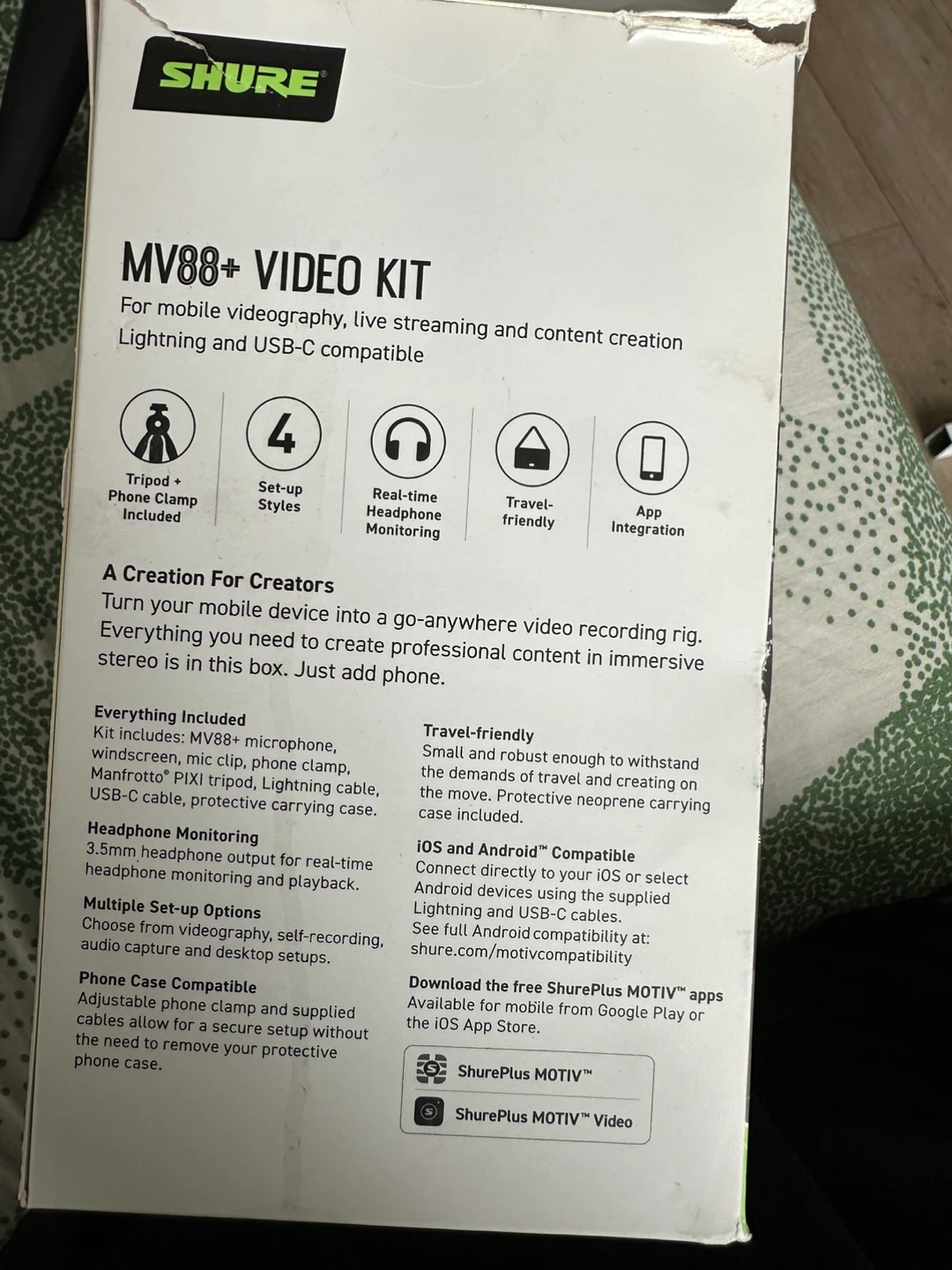 Shure MV88+ Video Kit - photo 2