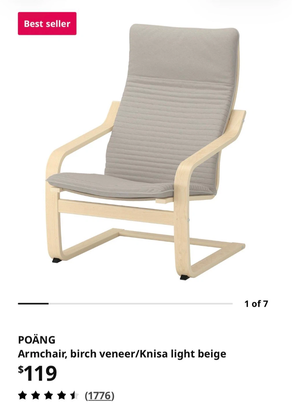 IKEA POANG Armchair - photo 2