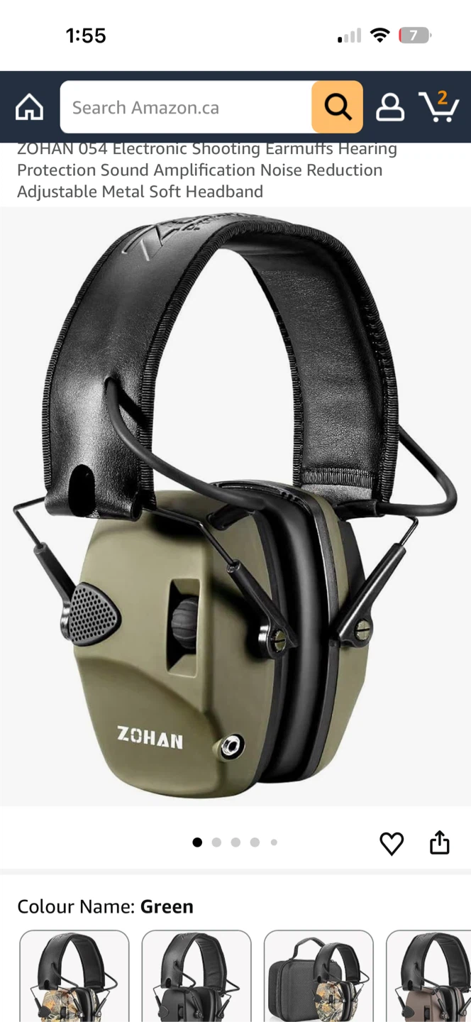ZOHAN 054 Electronic Shooting Earmuffs - photo 3