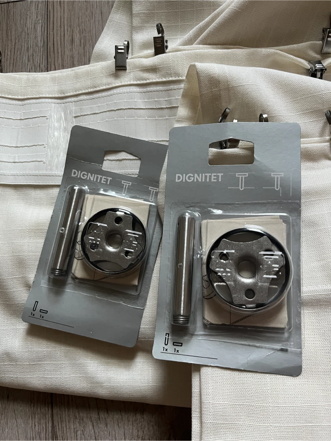 IKEA RITVA Curtains and DIGNITET Fittings - photo 3