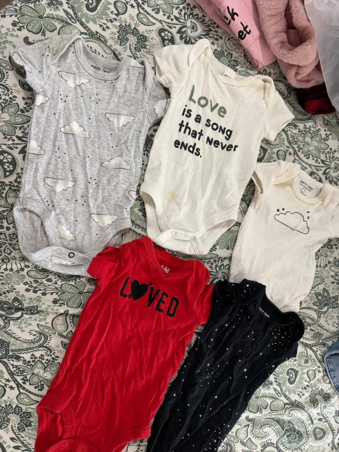 Petit Lem baby bodysuits - 6M - photo 2