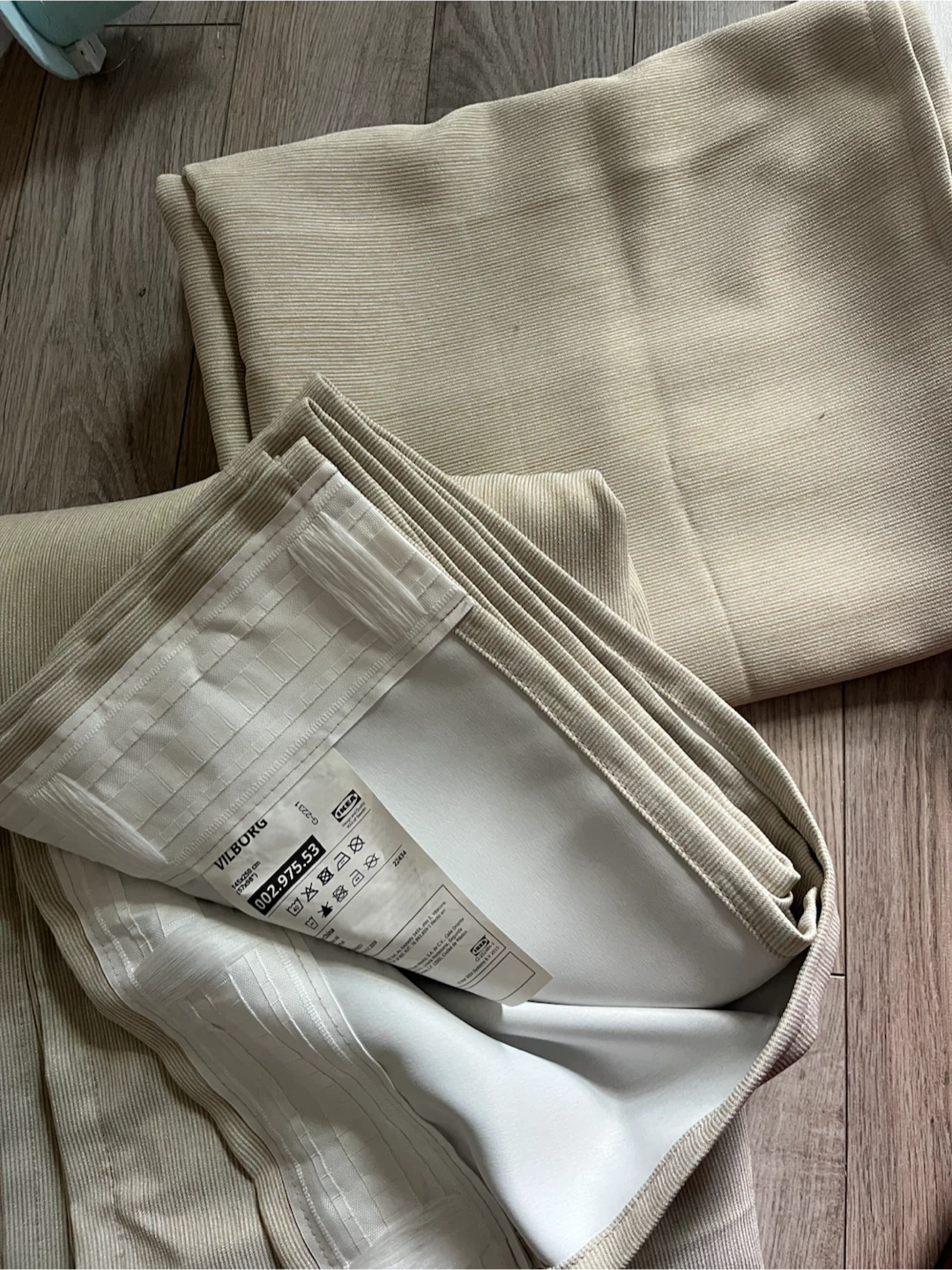 IKEA VILBORG Beige Curtains - photo 4