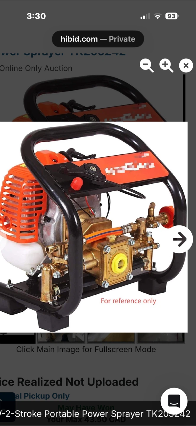 33cc 2-Stroke Portable Power Garden Sprayer