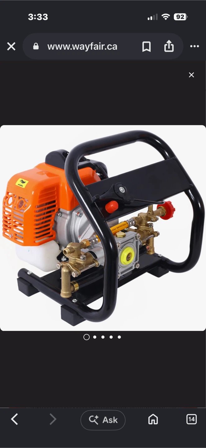 33cc 2-Stroke Portable Power Garden Sprayer - photo 5