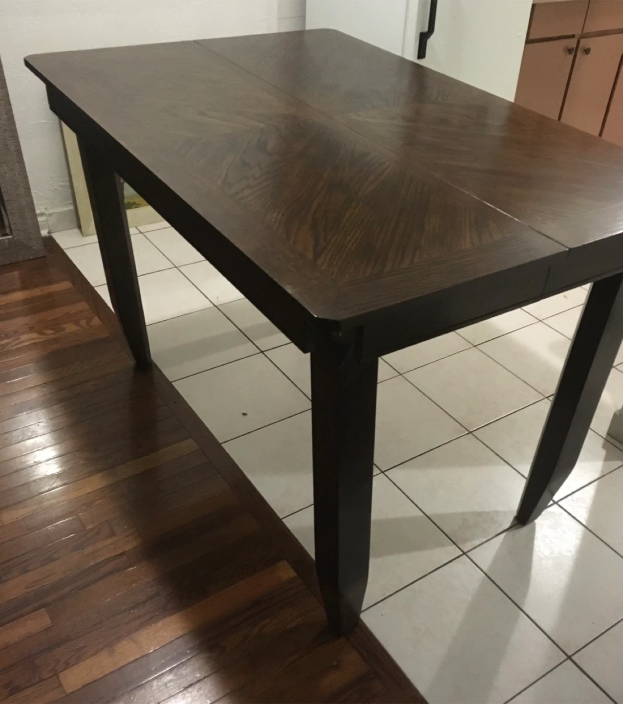 Dark Wood Dining Table