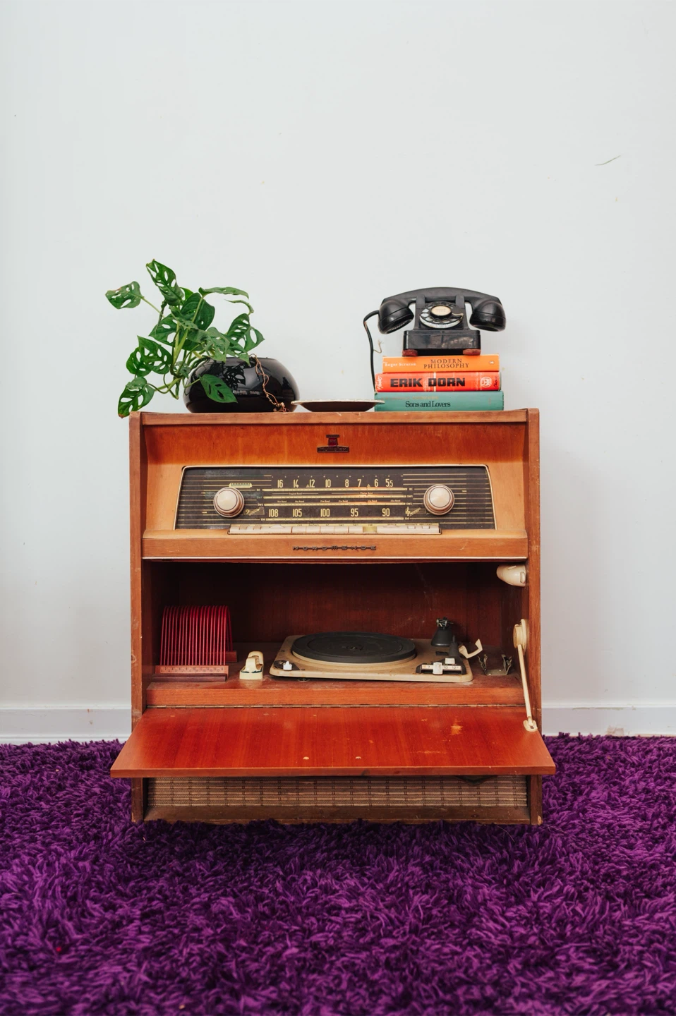 1950s Nordmende Radio & Record Player Console - photo 5