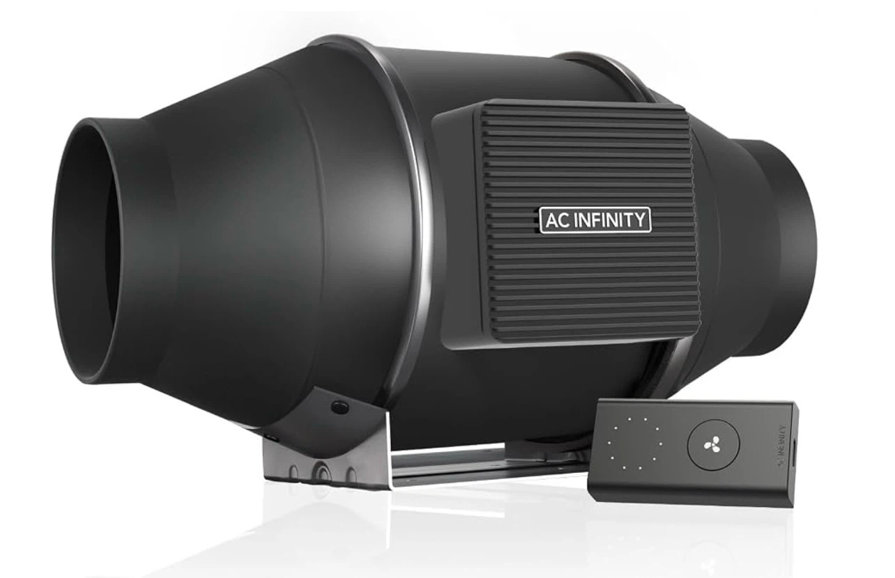 AC Infinity CLOUDLINE S4, Quiet 4” Inline Duct Fan