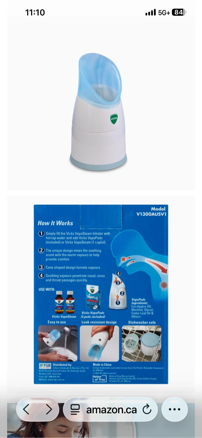 Vapo steam inhaler - photo 3