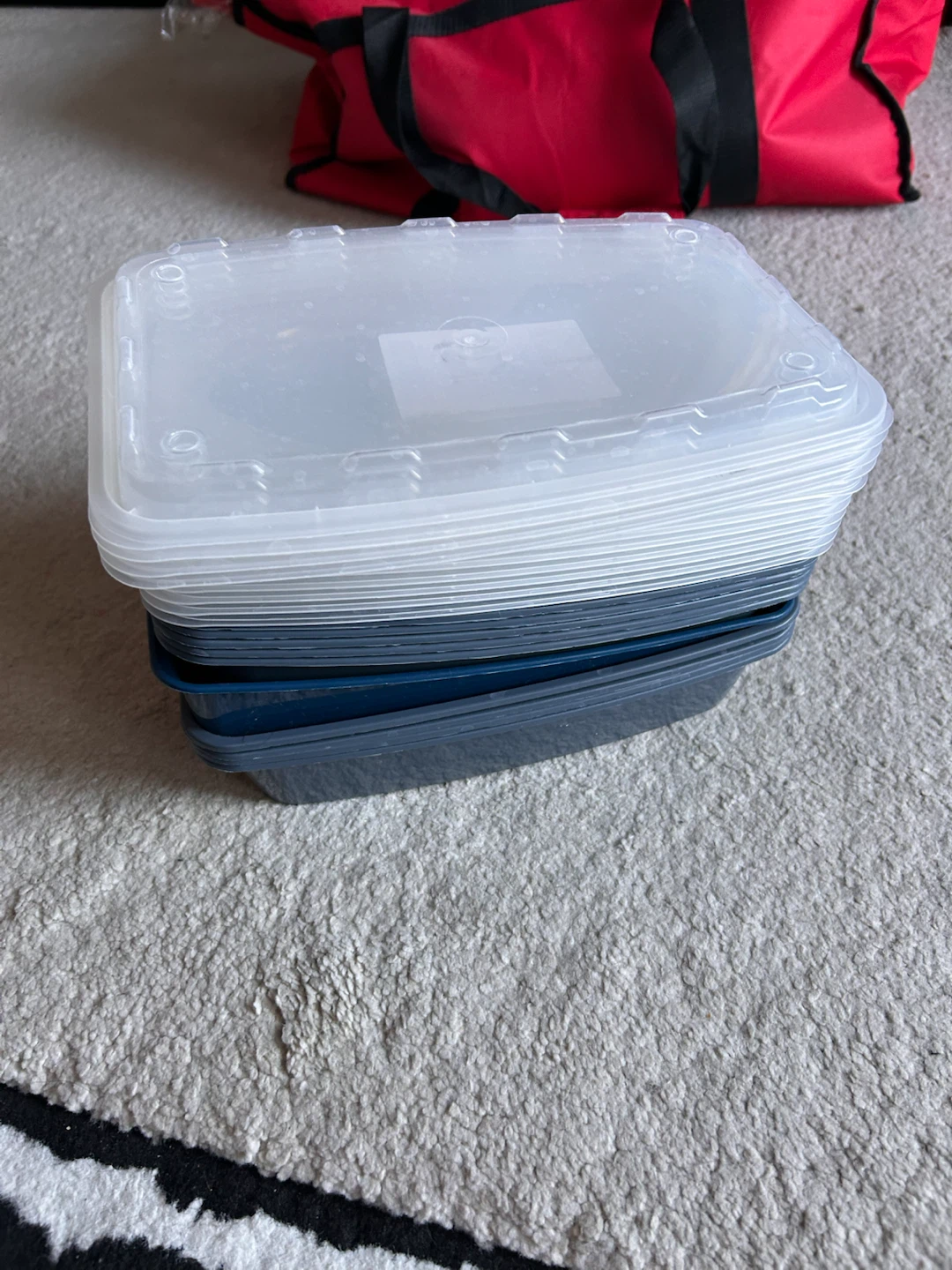 18 take out boxes washed and clean