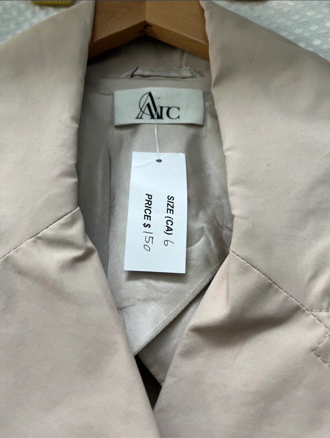 Arc Beige Trench Coat - photo 2