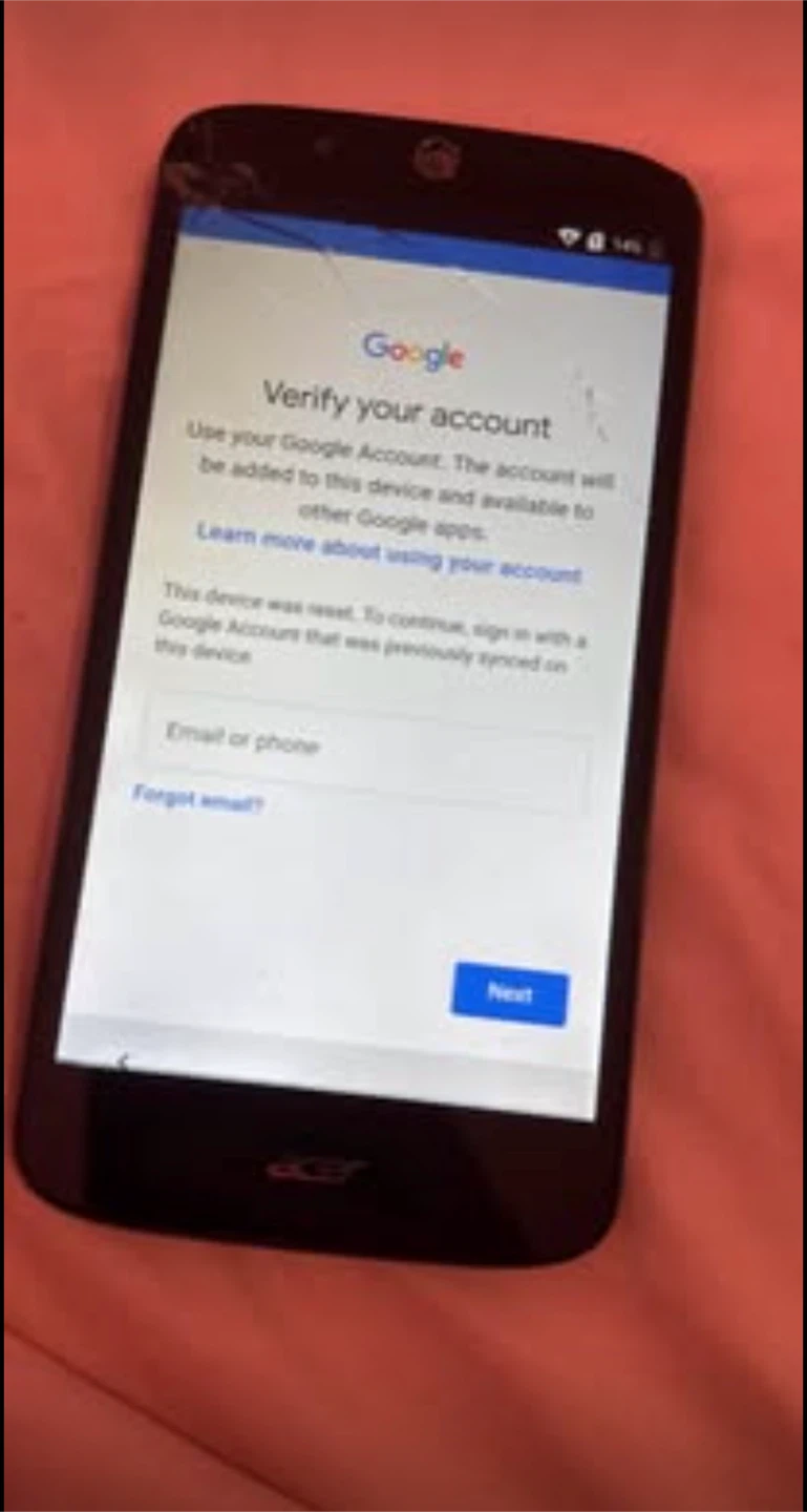 Acer liquid zest plus phone for sale