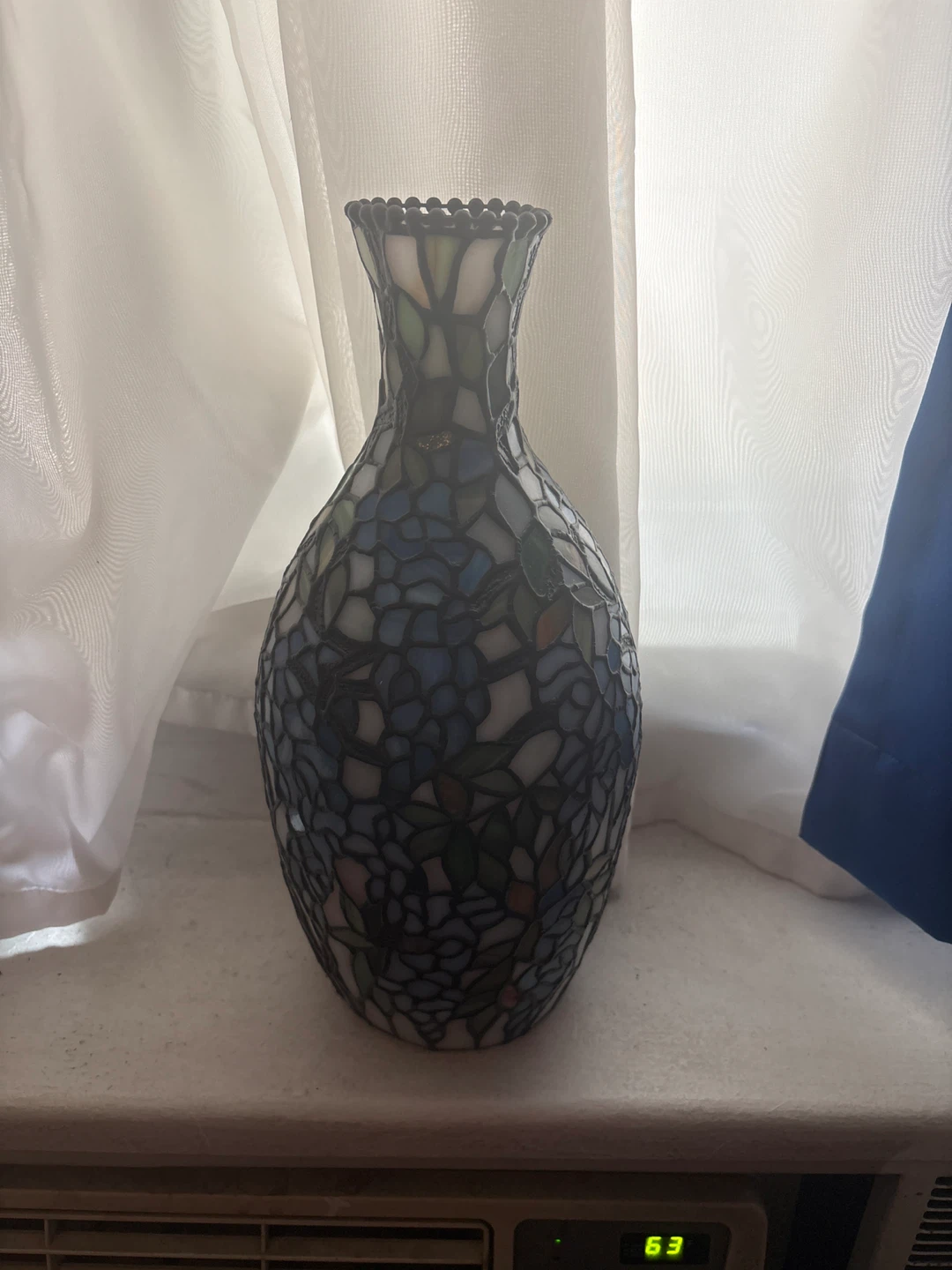 Stained Glass Mosaic Vase