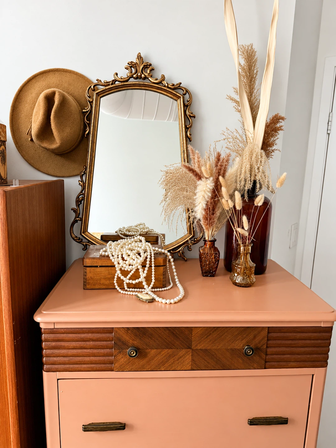 Vintage Art Deco Tallboy Dresser - photo 2
