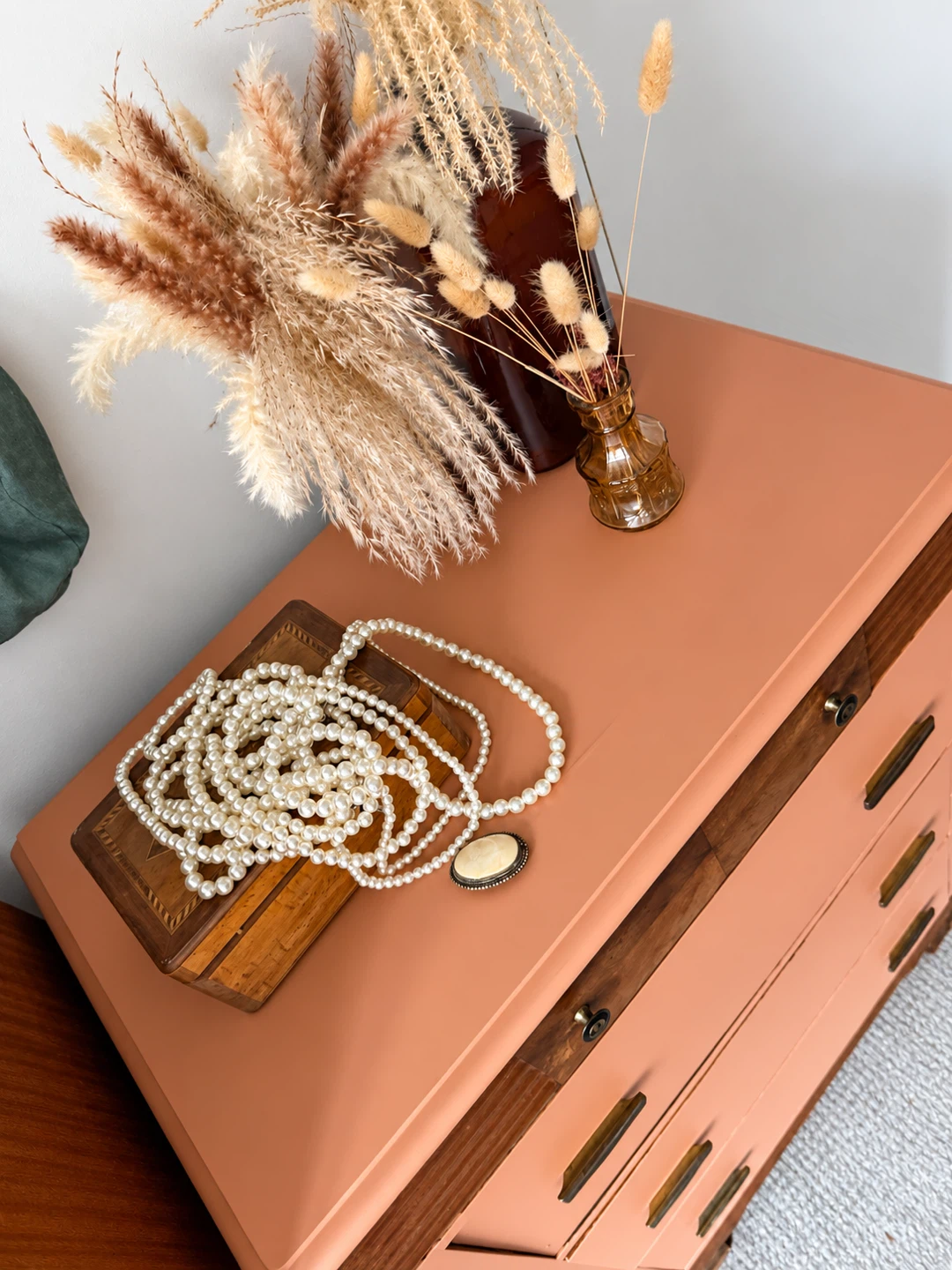 Vintage Art Deco Tallboy Dresser - photo 4