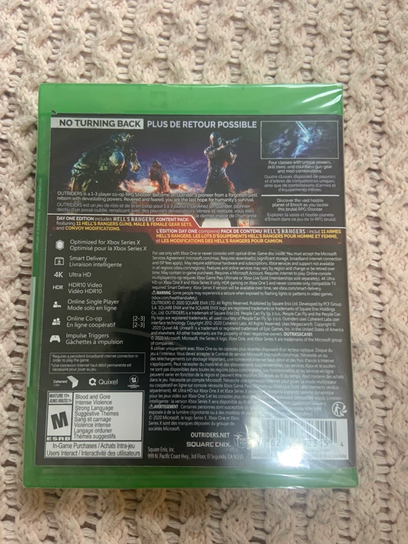 NEW Outriders Day One Edition for Xbox Series X and Xbox One - photo 2