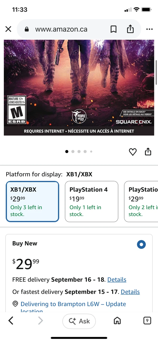 NEW Outriders Day One Edition for Xbox Series X and Xbox One - photo 3